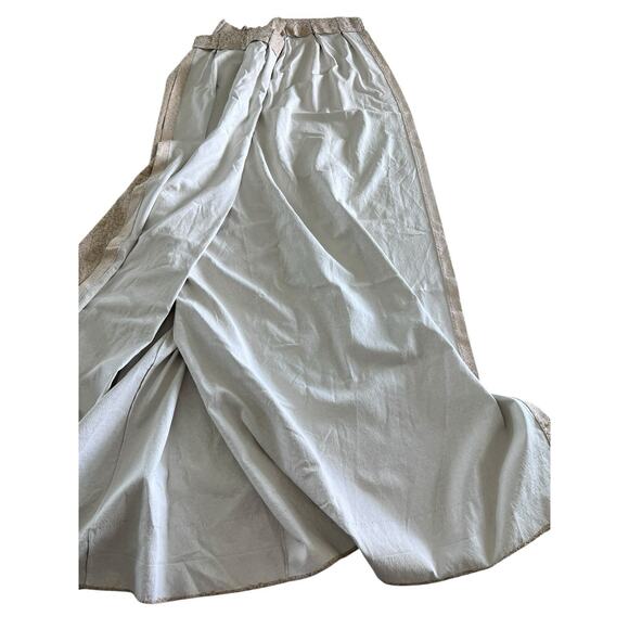 Vintage 60s Pinch Pleat Brocade Tapestry Floral Perma Prest Curtain 2 Panels MCM - Picture 6 of 8